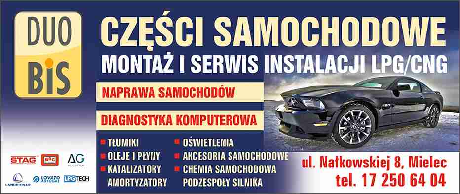DUO-BIS CZĘŚCI SAMOCHODOWE - części samochodowe MIELEC instalacje LPG/CNG MIELEC
